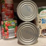 cans stacked
