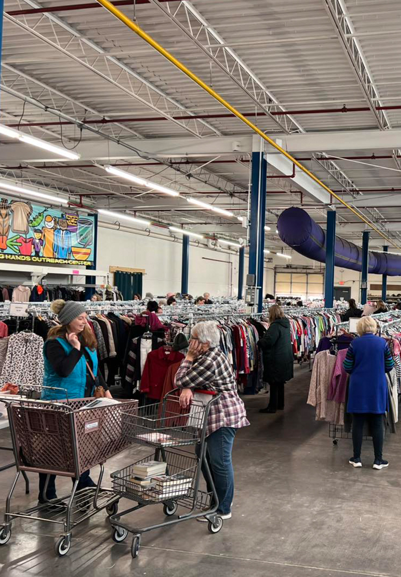 Thrift-5 People shopping for clothes
