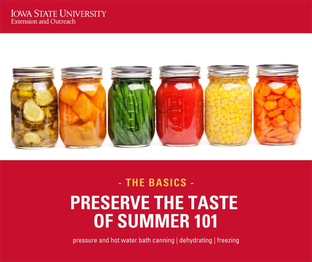 Free class Preserve the taste of summer preservation canning dehydrating
