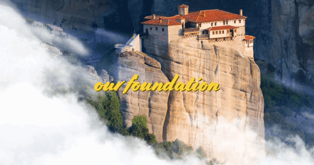 Our foundation house on a mountain