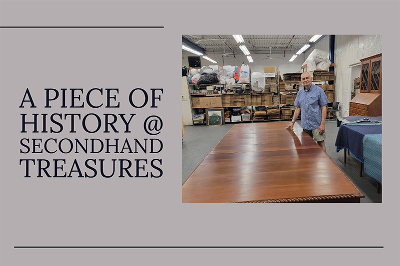 A piece of history at secondhand treasures